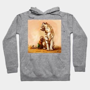 Kid with a tiger Hoodie